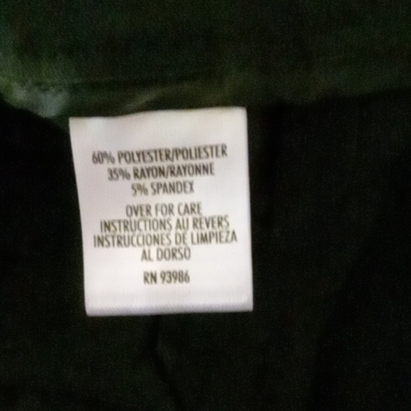 Casual Corner Silver and Black Straight Leg Pants - Picture 8 of 8